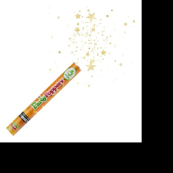 PARTY POPPERS ESTRELLA MET. DORADO 40CM PARTY E12